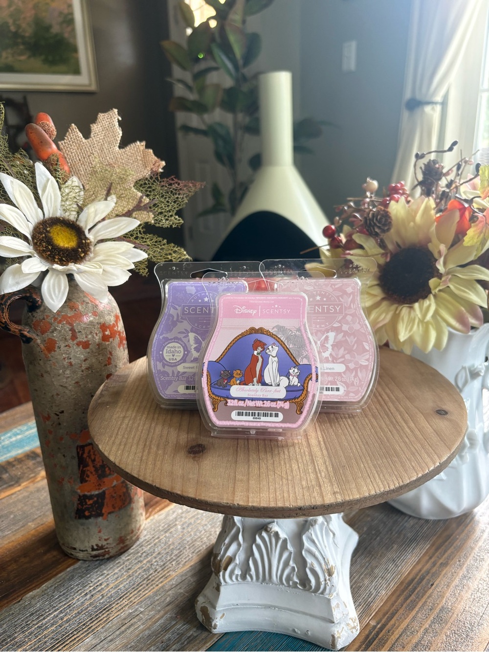 🤪 3 for 15! Scentsy Floral Bundle Pack Aristocats Magnolia Linen Sweet Pea & Fre